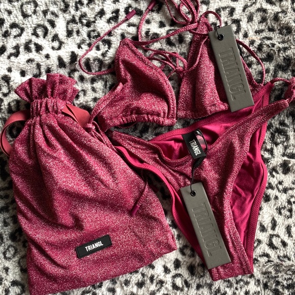 triangl swimwear Other - Triangl Stevie Grape Sparkle Bikini
